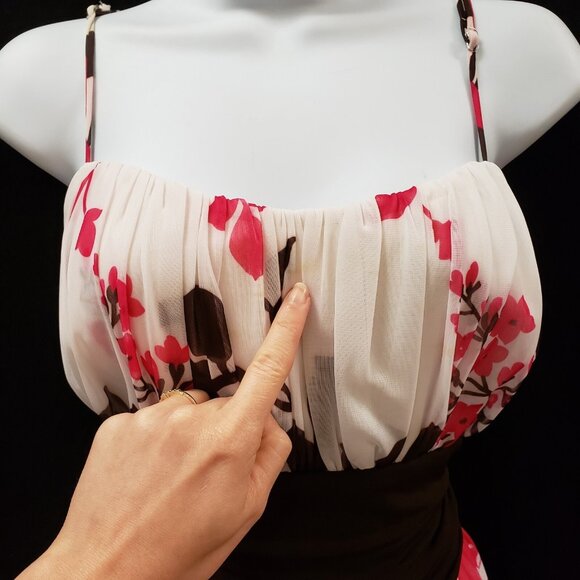 Speechless Womens Y2K Babydoll Fairy Grunge Mini Dress Size 2X Tie Waist Event - Picture 3 of 16